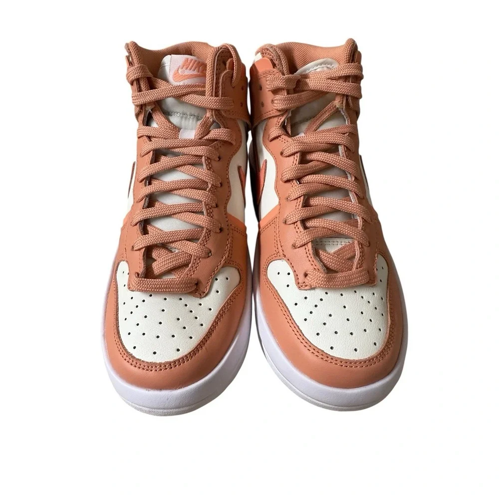 Nike Dunk High Up White Crimson Pink Bliss | DH3718-107 Size Women 7